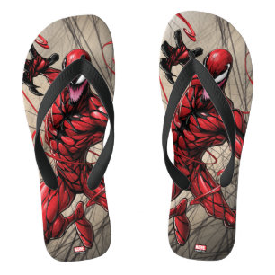 Tongs Spider-Man Carnage bondit vers l'avant