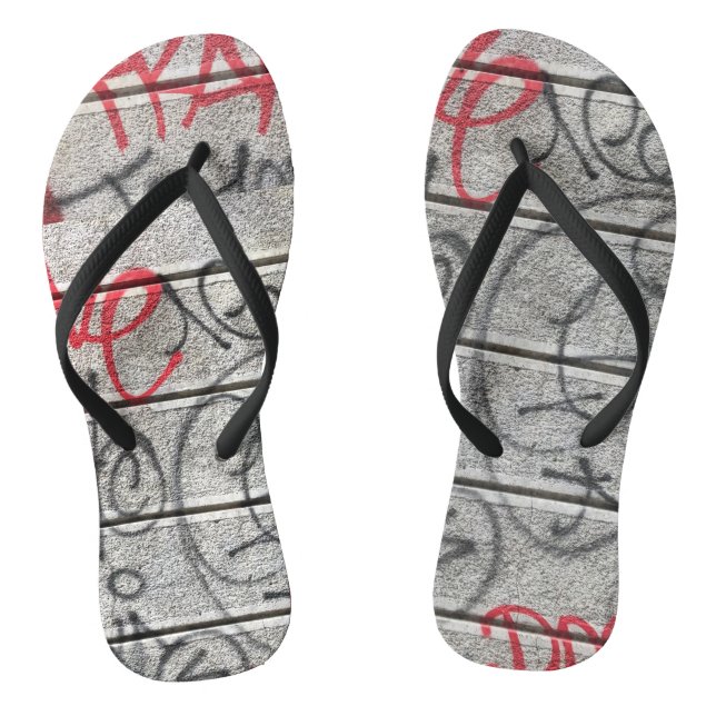 Tongs Style Graffiti urbain (Semelle)