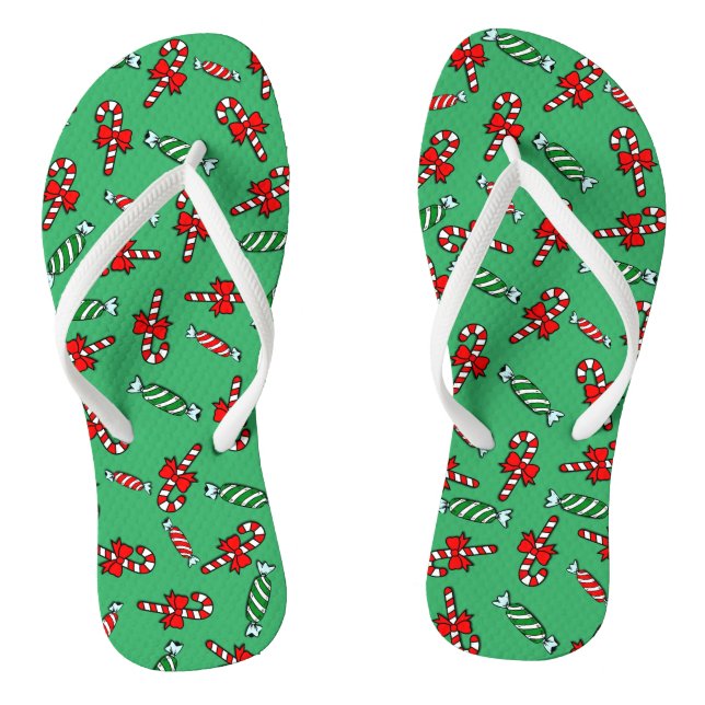 Tongs Sucres de canne et menthe à feuilles volantes (Semelle)