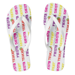 Tongs Summer Fiesta Siesta Tequila Répéter la tribu des 