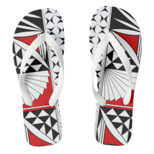 Tongs Sunrise sud-ouest en rouge