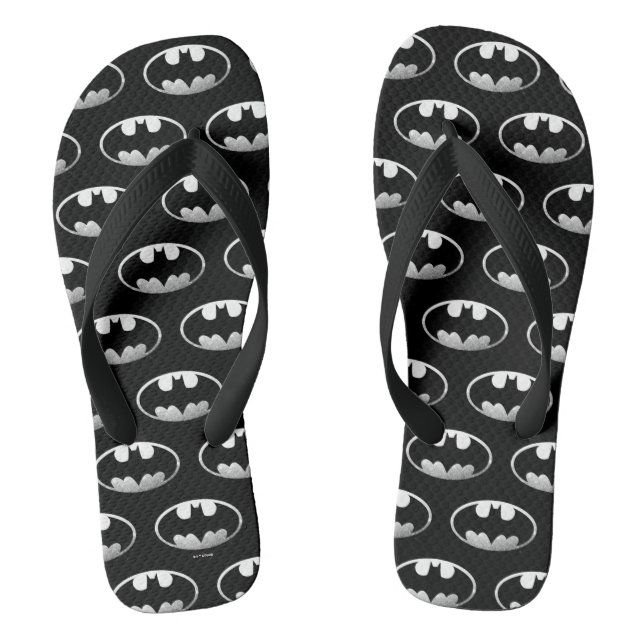 Tongs Symbole Batman | Logo Grainy (Semelle)
