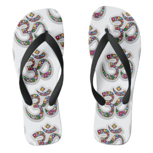Tongs SYMBOLE DE Yoga Floral Namaste
