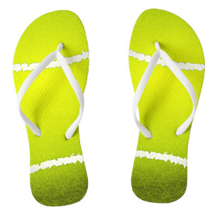 Tongs Tennis Ball Design Flip Flops