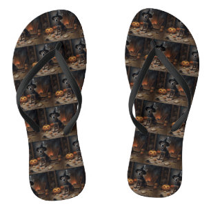 Tongs Terrier de la baie de Chesapeake Citrouilles Hallo