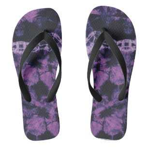 Tongs Thunder Storm rétro vintage Tie Dye