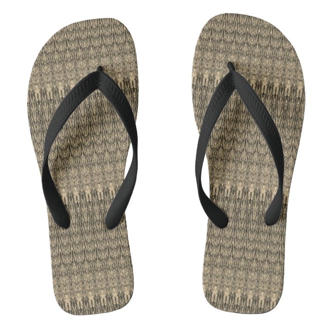 Tongs Tiki Hut Été Brown Sandales Tan Flip Flops (Semelle)