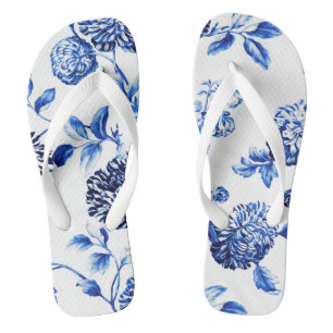 Tongs Toile Vintage Florale de Capri