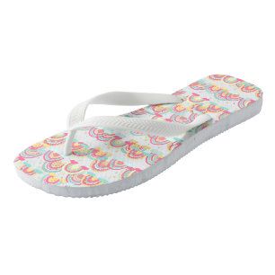 Tongs Tootsie Fruit Arc-en-ciel Flip Flops