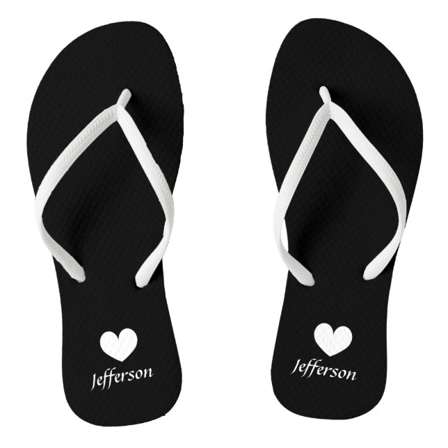 Tongs Tournes de mariage personnalisées pour les invités (Semelle)