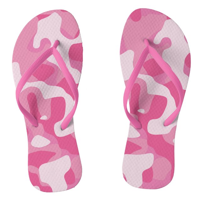 Tongs Tournes Motifs en Camo Rose (Semelle)