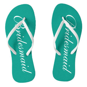 Tongs Tournesol de femme de chambre turquoise pour maria
