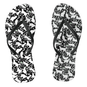 Tongs Tous les chats motif.w.bx4