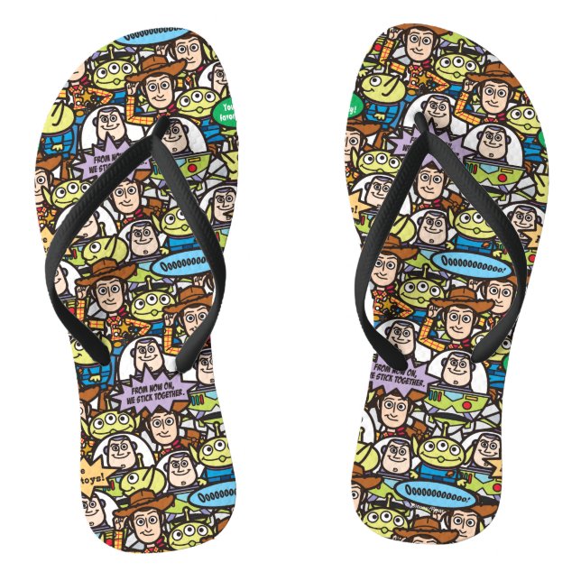 Tongs Toy Story| Motif de jouet mou (Semelle)