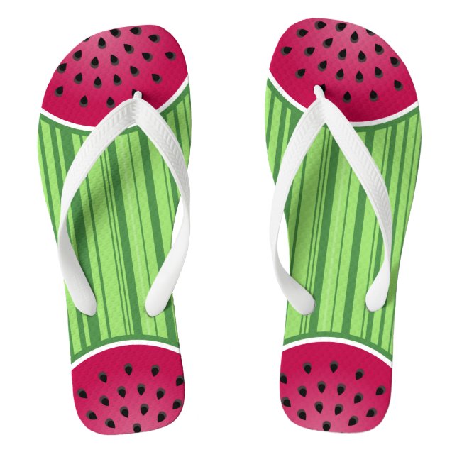 Tongs Tranches de ponceau de pastèque (Semelle)