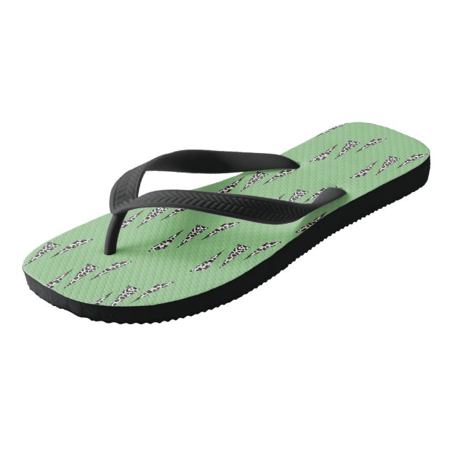 Tongs Triangles tachetés Flip Flops (Incliné)
