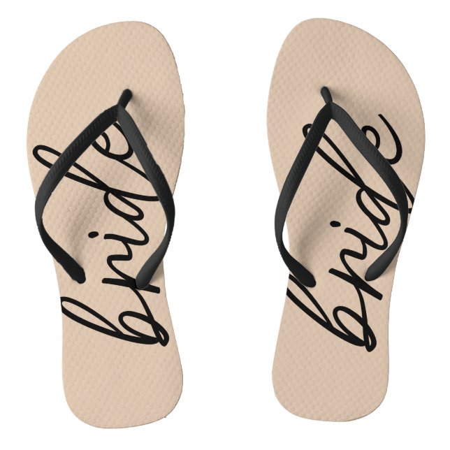 Tongs Tribe de mariée | Fête nuptiale moderne (Semelle)