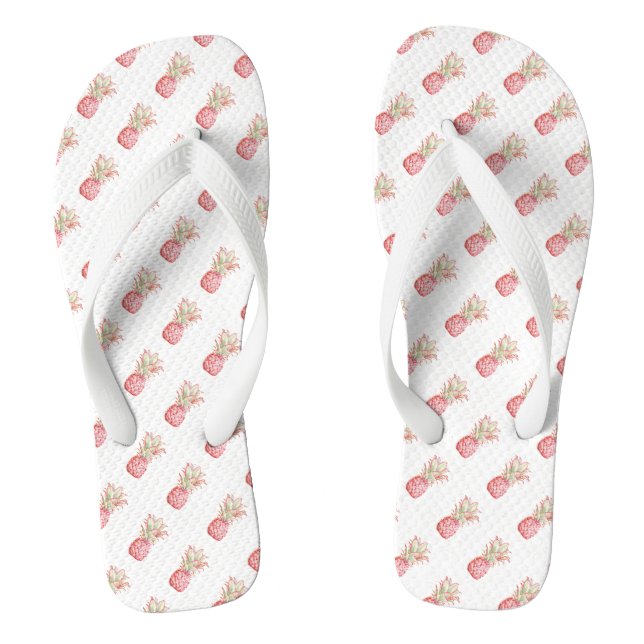 Tongs Tropical| Ananas rose (Semelle)