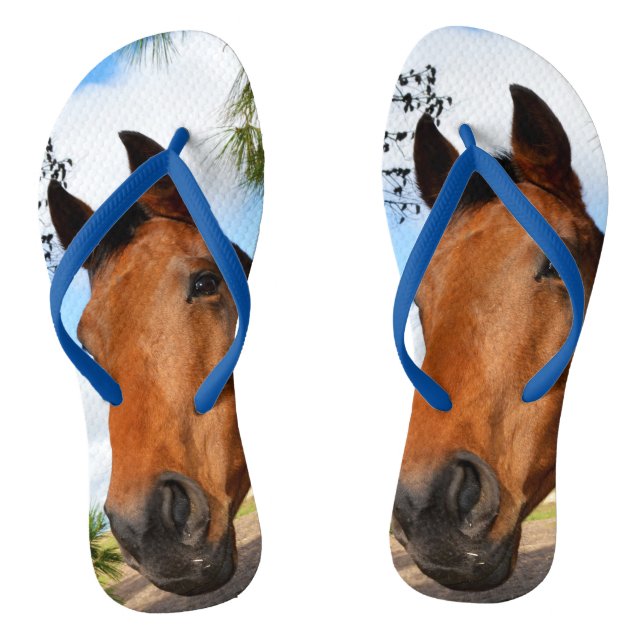 Tongs Tulip Le Cheval De La Baie Brown, Bleu (Semelle)