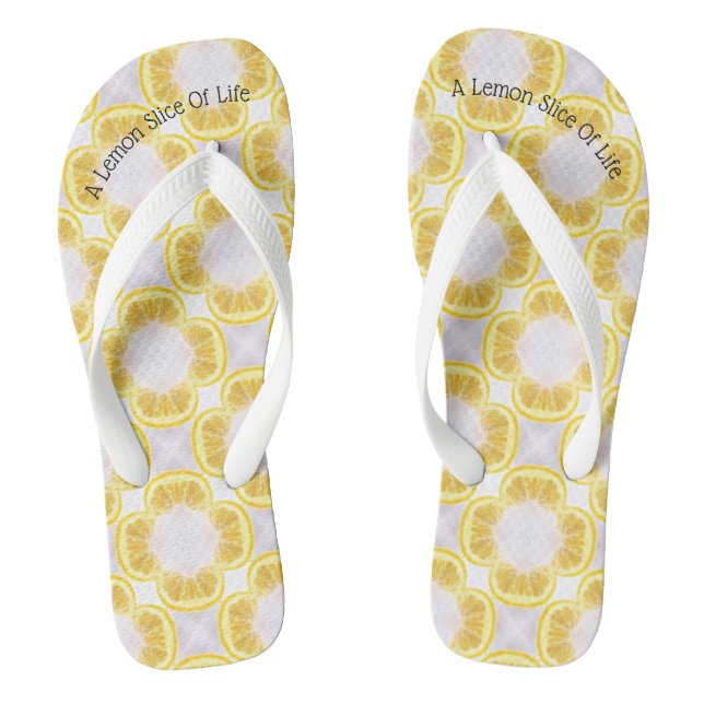 Tongs Une tranche de vie de citron (Semelle)
