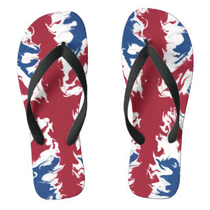 Tongs Union Jack Liquid Art