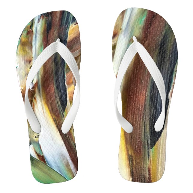 Tongs -Unique in the world -On holiday, on the bea Flip Flops (Footbed)