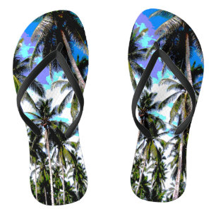 Tongs Vacances tropicales Palm Trees Design