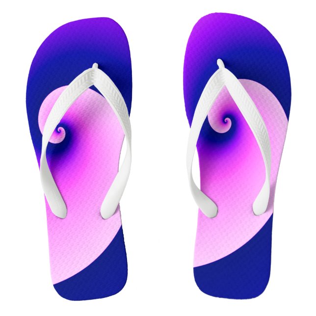 Tongs Vagues bouclés en pourpre (Semelle)