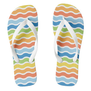 Tongs Vagues colorées Flops Motifs