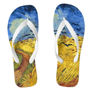 Tongs Van Gogh Champs de blé Impressionniste Peinture