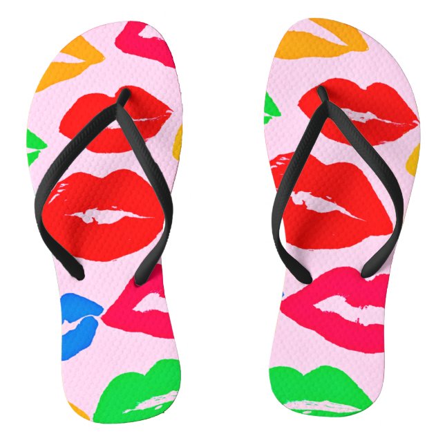 Tongs Vibrant baisé par les couleurs Motif (Semelle)