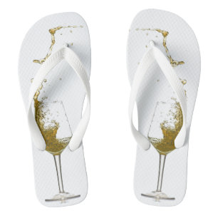 Tongs Vin blanc Verre Mariage Dégustation de vin