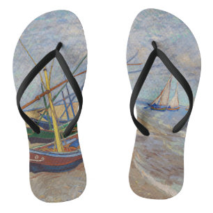 Tongs Vincent van Gogh - Bateaux de pêche sur la plage
