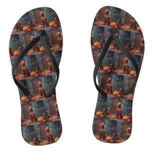 Tongs Vizsla Potirons Halloween Effrayant