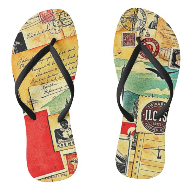 Tongs Voyage postal historique (Semelle)
