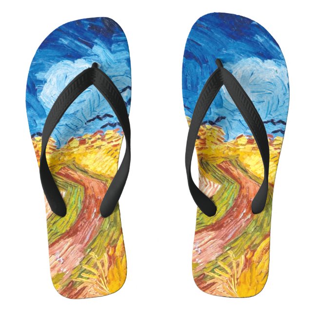 Tongs Wheatfield with Crows (1890) Van Gogh Fine Art (Semelle)