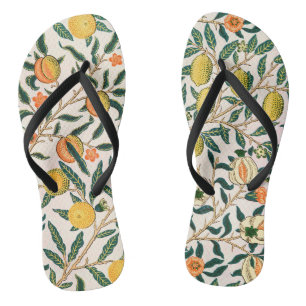 Tongs William Morris Fruit grenade Ornement blanc