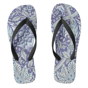 Tongs William Morris Windrush Motif Bleu Floral