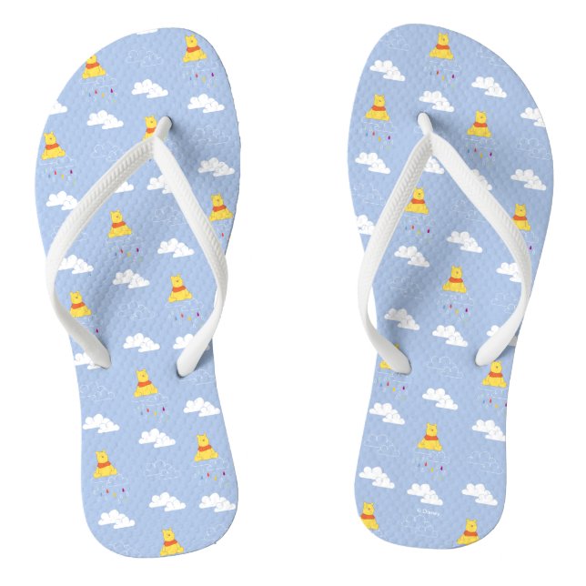 Tongs Winnie l'Ourson| Motif de la pluie nuageuse (Semelle)