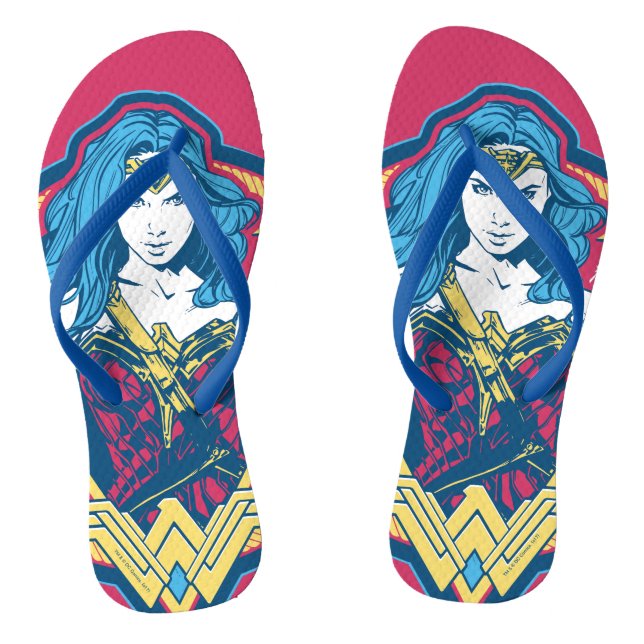 Tongs Wonder Woman Tri-Color Graphic (Semelle)