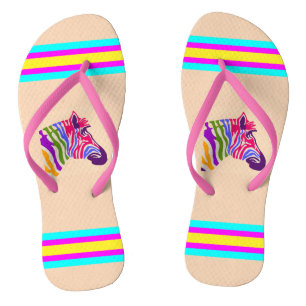 Tongs Zebra Flip Flops