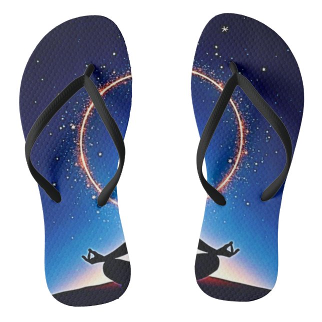 Tongs Zen sous les étoiles : Méditation cosmique (Semelle)