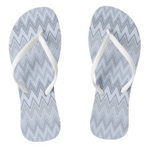 Tongs Zigzag bleu clair