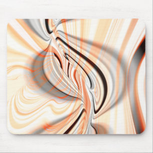 'Tongue' in smooth colour texture with curve desig Mouse Pad