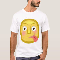 Tongue Out Emoji Funny Goofy Face