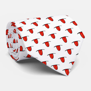 Tongue Out Tuesday Your Background Colour Neck Tie