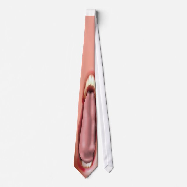 Tongue Tied (a necktie with a big tongue on it) (Front)