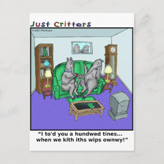 Tongue-Tied Postcard