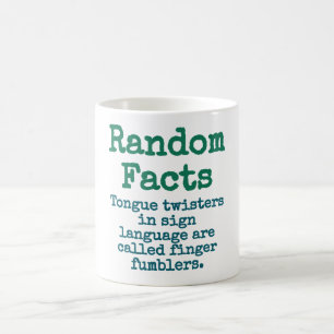 Tongue Twisters In Sign Language Are Called - Triv Coffee Mug