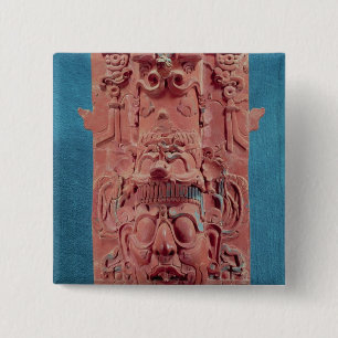 Toniatuh, the Sun God 2 Inch Square Button